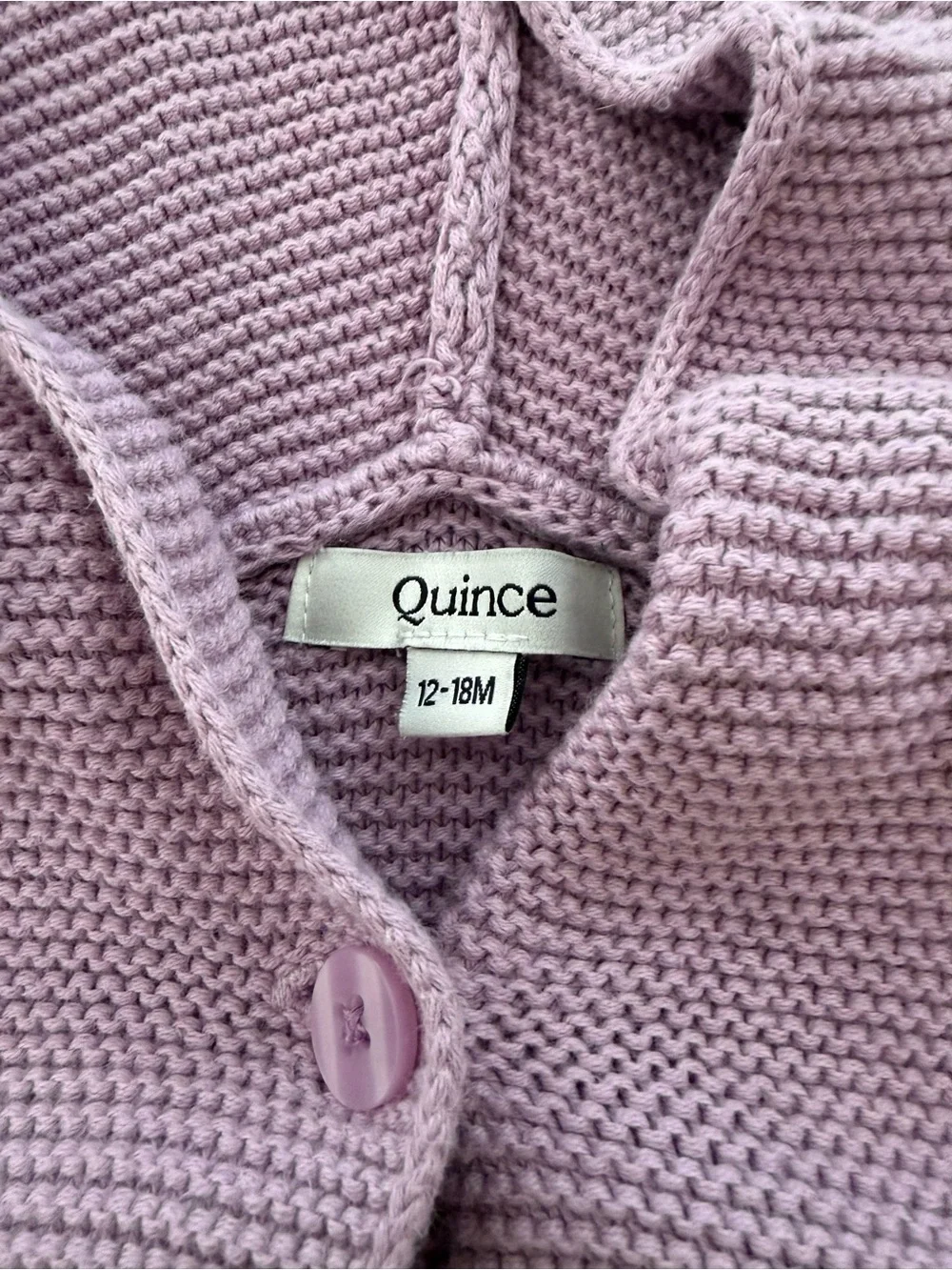 Quince Lilac 100% Organic Cotton Sweater Set